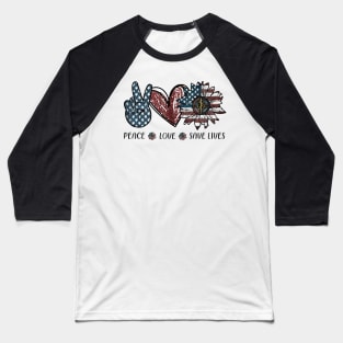 Peace Love Medical Assistant Baseball T-Shirt